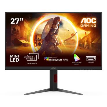 AOC G4 U27G4XM computerskærm 68,6 cm (27") 3840 x 2160 pixel 4K Ultra HD LED Sort, Rød