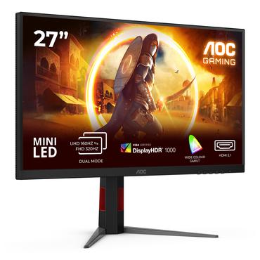 AOC G4 U27G4XM computerskærm 68,6 cm (27") 3840 x 2160 pixel 4K Ultra HD LED Sort, Rød