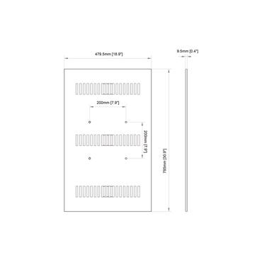 Multibrackets M Pro Series komponenter til montering