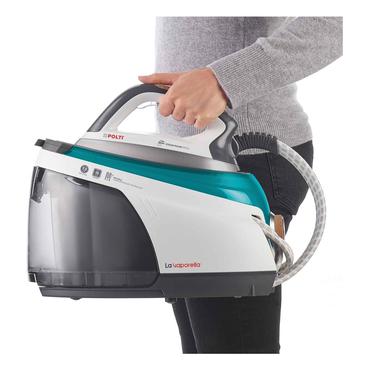 Polti La Vaporella XT100C 2350 W 1,5 L Aluminiumsplader Gr&aring;, Turkis, Hvid