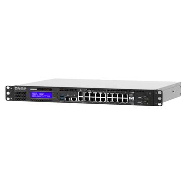 QNAP QGD-1602P - switch - 18 portar - smart - rackmonterbar