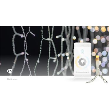 Nedis WIFILXC04W250 dekorativ belysning Dekorativ lyskæde Hvid 240 Lampe( r) LED 3,49 W G