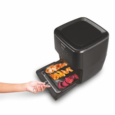 Zelmer ZAF7120 frituregryde Enkelt 12 L Enkeltstående 1700 W Lavfedt steger Sort