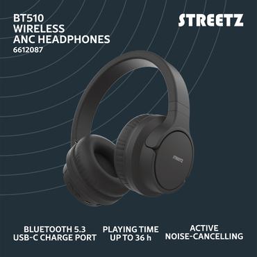 STREETZ BT510 - hörlurar med mikrofon