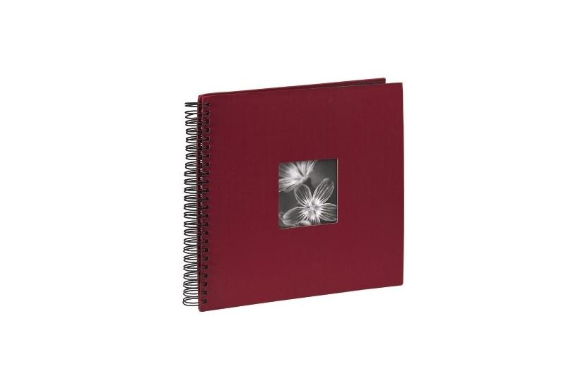 Hama Spiral Album "Fine Art", burgundy, 34x32/50 fotoalbum og arkbeskyttelse R&oslash;d 300 ark 10 x 15, 13 x 18