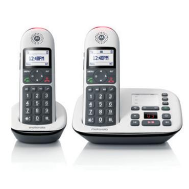 Motorola CD5011 Smart telefon Nummervisning Sort, Hvid