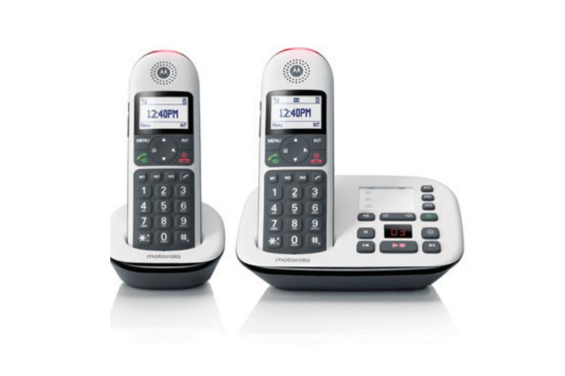 Motorola CD5011 Smart telefon Nummervisning Sort, Hvid