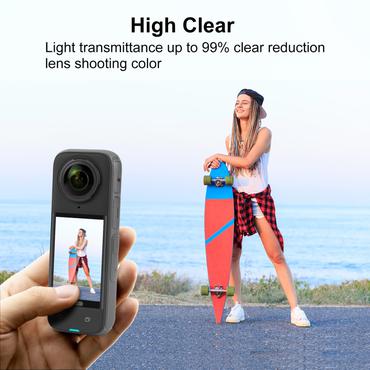 PULUZ tempered glass for Insta360 X4 / X5