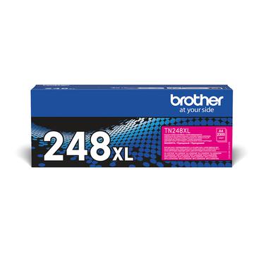 Brother TN248XLM - L&aring;ng livsl&auml;ngd - magenta - original - tonerkassett