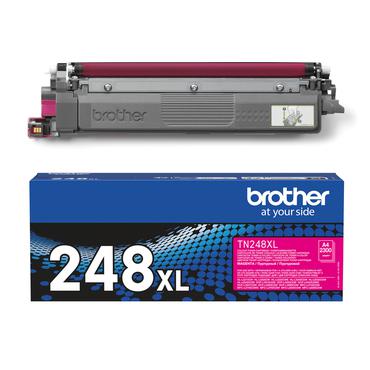 Brother TN248XLM - L&aring;ng livsl&auml;ngd - magenta - original - tonerkassett