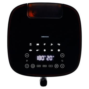 MEDION LIFE X10 XL Enkelt 5 L 1500 W Varmluftsteger Sort