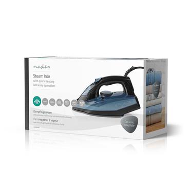 Nedis Steam Iron | 2600 W | 25 g/m | Steam shot | Ceramic | 0.32 l