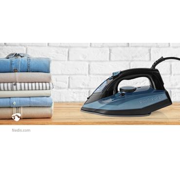 Nedis Steam Iron | 2600 W | 25 g/m | Steam shot | Ceramic | 0.32 l