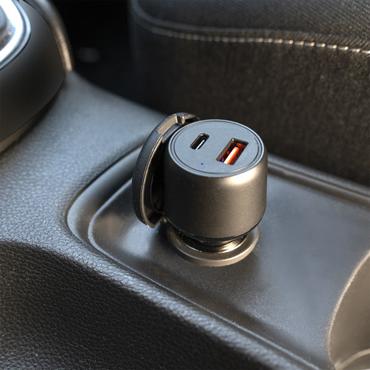 4smarts VoltRoad Ultimate Laptop, Smartphone, Tablet Sort Cigartænder Hurtig opladning Automatisk