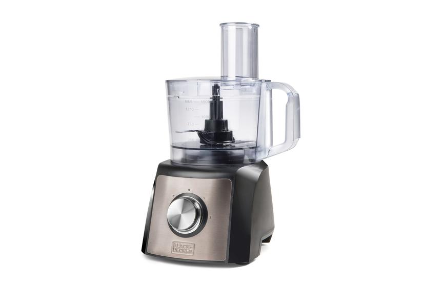 Black & Decker BXFPA1200E foodprocessor 1200 W 1,5 L Sort, Rustfrit stål