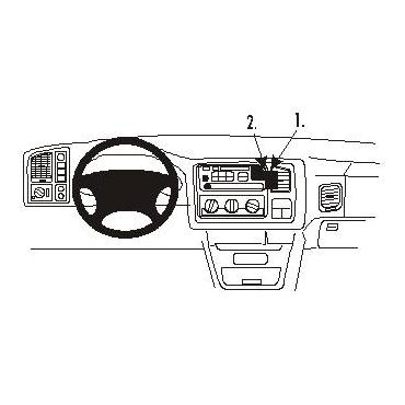 Brodit ProClip Center mount - montering för mobiltelefon