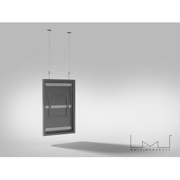 Multibrackets M Pro Series h&ouml;lje - l&aring;g profil - f&ouml;r platt panel - vajer, medel - svart