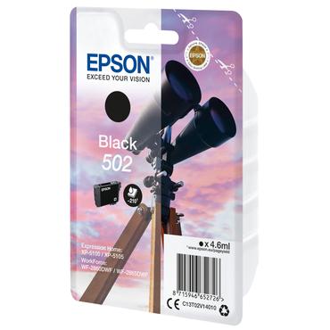 Epson 502 - svart - original - bl&auml;ckpatron