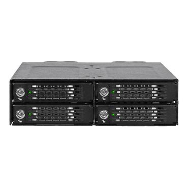 Raidsonic Hårddiskfodral - M.2" - PCI Express 4.0 - 4 st - 64 Gbit/s - Svart - 1352 g