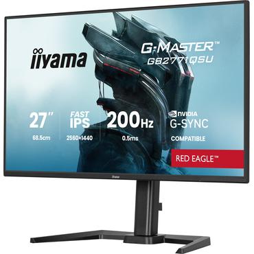 iiyama G-MASTER GB2771QSU-B1 computersk&aelig;rm 68,6 cm (27") 2560 x 1440 pixel Wide Quad HD Sort