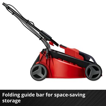 Einhell GE-CM 18/30 Li (1x3,0Ah) Skubbe plæneklipper Batteri Sort, Rød