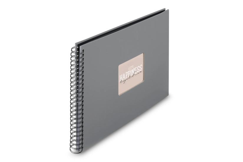 Hama 00009841 fotoalbum og arkbeskyttelse Gr&aring; 50 ark Spiral indbinding