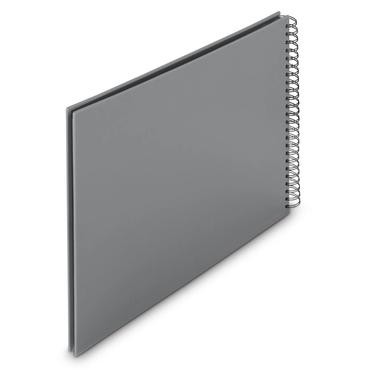 Hama 00009841 fotoalbum og arkbeskyttelse Gr&aring; 50 ark Spiral indbinding