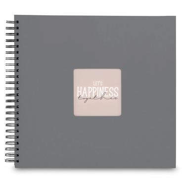 Hama 00009841 fotoalbum og arkbeskyttelse Gr&aring; 50 ark Spiral indbinding