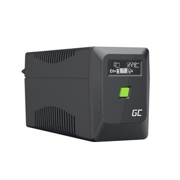 Green Cell UPS-enhed Interaktivt indgangsstik 0,85 kVA 480 W 2 AC stikkontakt(er)