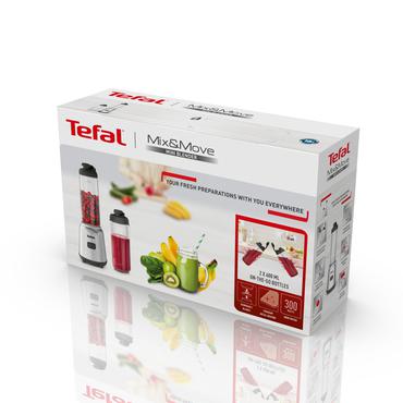 Tefal Mix&Move BL15FD 0,6 L Bordplade blender 300 W Rustfrit stål