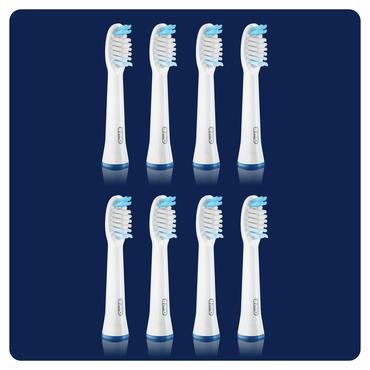 Oral-B Pulsonic Clean 81748491 børstehoved til elektrisk tandbørste 8 stk Hvid