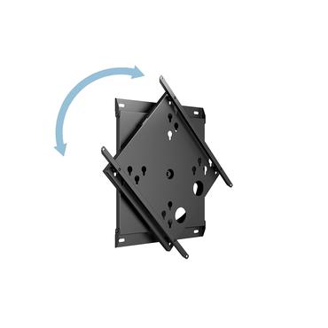 Multibrackets M VESA Wallmount Flip 600 monteringssats - för interaktiv skyltdisplay/LCD-display - svart
