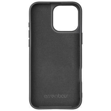 Essentials iPhone 16 Pro Max Genbrugs silikone Mag bagcover, sort