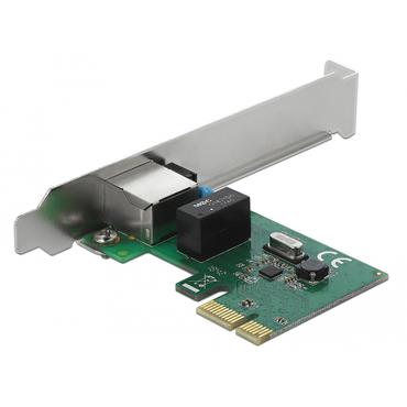 Delock PCI Express Card > 1 x Gigabit LAN - n&auml;tverksadapter - PCIe 1.1 - Gigabit Ethernet