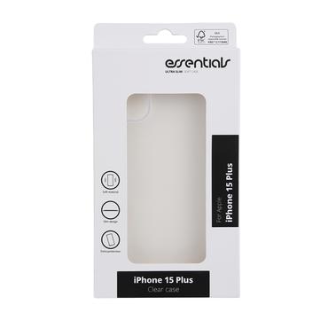 Ultra slim iPhone 15 Plus cover, TPU, transparent