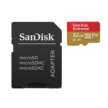 SanDisk Extreme - flashhukommelseskort - 32 GB - microSDHC UHS-I