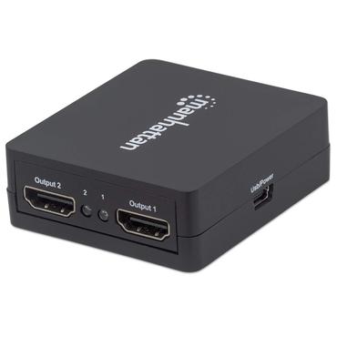 Manhattan 207652 video-splitter HDMI 2x HDMI