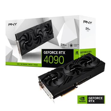 PNY GeForce RTX 4090 VERTO Triple Fan Grafikkort - 24GB GDDR6X