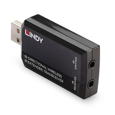 Lindy 38331 AV forl&aelig;nger AV -sender og transceiver Sort