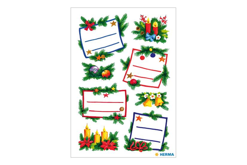 HERMA 3893 dekorativt klisterm&aelig;rke Papir Flerfarvet Permanent 16 stk