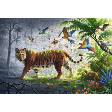 Ravensburger 17514 puslespil 500 stk Dyr