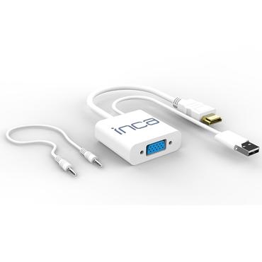 INCA Adapter IVTH-01  VGA auf HDMI (+USB und Audiokabel)