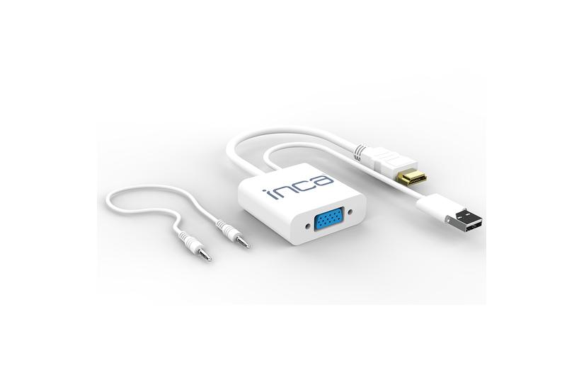 INCA Adapter IVTH-01  VGA auf HDMI (+USB und Audiokabel)