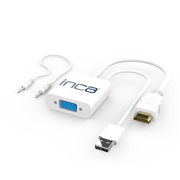 INCA Adapter IVTH-01  VGA auf HDMI (+USB und Audiokabel)