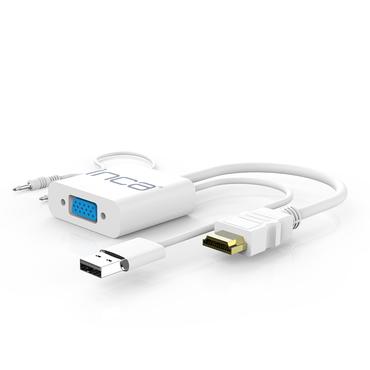 INCA Adapter IVTH-01  VGA auf HDMI (+USB und Audiokabel)
