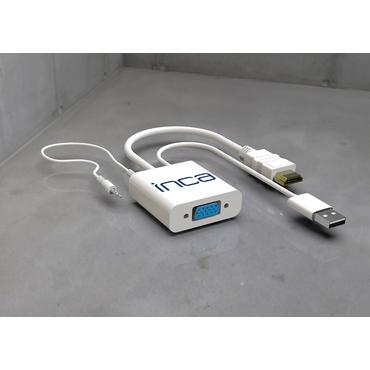 INCA Adapter IVTH-01  VGA auf HDMI (+USB und Audiokabel)