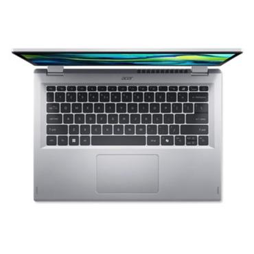 Acer Aspire Go Spin 14 AGSP14-31PT-36R6 Intel Core 3 N355 Hybrid (2-i-1) 35,6 cm (14") Berøringsskærm WUXGA 16 GB LPDDR5-SDRAM 512 GB SSD Wi-Fi 6 (802.11ax) Windows 11 Home Tysk Sølv