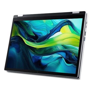 Acer Aspire Go Spin 14 AGSP14-31PT-36R6 Intel Core 3 N355 Hybrid (2-i-1) 35,6 cm (14") Berøringsskærm WUXGA 16 GB LPDDR5-SDRAM 512 GB SSD Wi-Fi 6 (802.11ax) Windows 11 Home Tysk Sølv