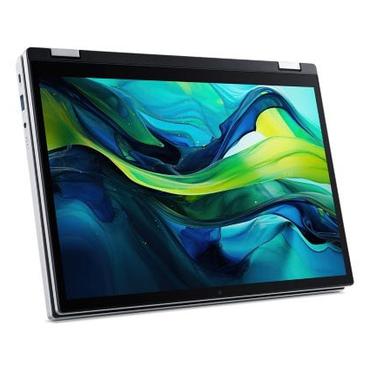 Acer Aspire Go Spin 14 AGSP14-31PT-36R6 Intel Core 3 N355 Hybrid (2-i-1) 35,6 cm (14") Berøringsskærm WUXGA 16 GB LPDDR5-SDRAM 512 GB SSD Wi-Fi 6 (802.11ax) Windows 11 Home Tysk Sølv