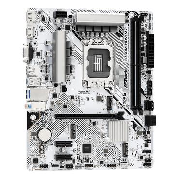 ASRock B760M-HDV/M.2 - moderkort - micro ATX - LGA1700-uttag - B760